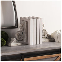 StyleCraft Home Collection AC101000DS Signature 7 X 4 inch Distressed Taupe Book Ends alternative photo thumbnail