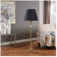 StyleCraft Home Collection DFL731484DS Dann Foley 48 inch 150.00 watt Polished Brass and Clear Floor Lamp Portable Light alternative photo thumbnail