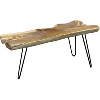 StyleCraft Home Collection IAF19180DS Baron 40 X 16 inch Natural/Black Coffee Table photo thumbnail