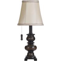 StyleCraft Home Collection L1-1005DS Signature 19 inch 40 watt Trieste Marble Table Lamp Portable Light photo thumbnail