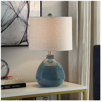 StyleCraft Home Collection L22019DS Cameron 22 inch 60.00 watt Turquoise Table Lamp Portable Light alternative photo thumbnail