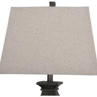 StyleCraft Home Collection L315798DS Signature 31 inch 100 watt Bossier Bronze and White Table Lamp Portable Light alternative photo thumbnail