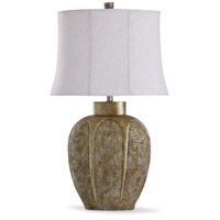 StyleCraft Home Collection L317403DS Chateau 13 inch 60 watt Gold and Oatmeal Table Lamp Portable Light photo thumbnail