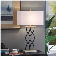 StyleCraft Home Collection L330528DS Busca 33 inch 100.00 watt Black And Gold Table Lamp Portable Light alternative photo thumbnail