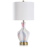 StyleCraft Home Collection L330753DS Cameron 32 inch 100.00 watt Nebula Pearl Table Lamp Portable Light photo thumbnail