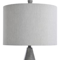 StyleCraft Home Collection L330771DS Tipton Farmhouse 31 inch 150.00 watt Faux Wood Poly Resin Gray Finished Lamp Body/ Base Table Lamp Portable Light alternative photo thumbnail