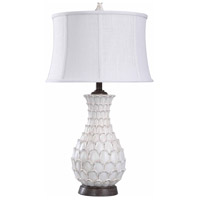 StyleCraft Home Collection L331380DS Cameron 30 inch 150.00 watt Petal White Table Lamp Portable Light photo thumbnail