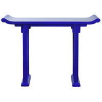 StyleCraft Home Collection MMF1000BDS Shanghai 48 X 16 inch Cobalt Blue Console Table  thumb