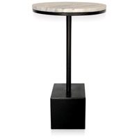 StyleCraft Home Collection SF25879DS Cameron 24 X 14 inch White and Matte Black Accent Table  alternative photo thumbnail