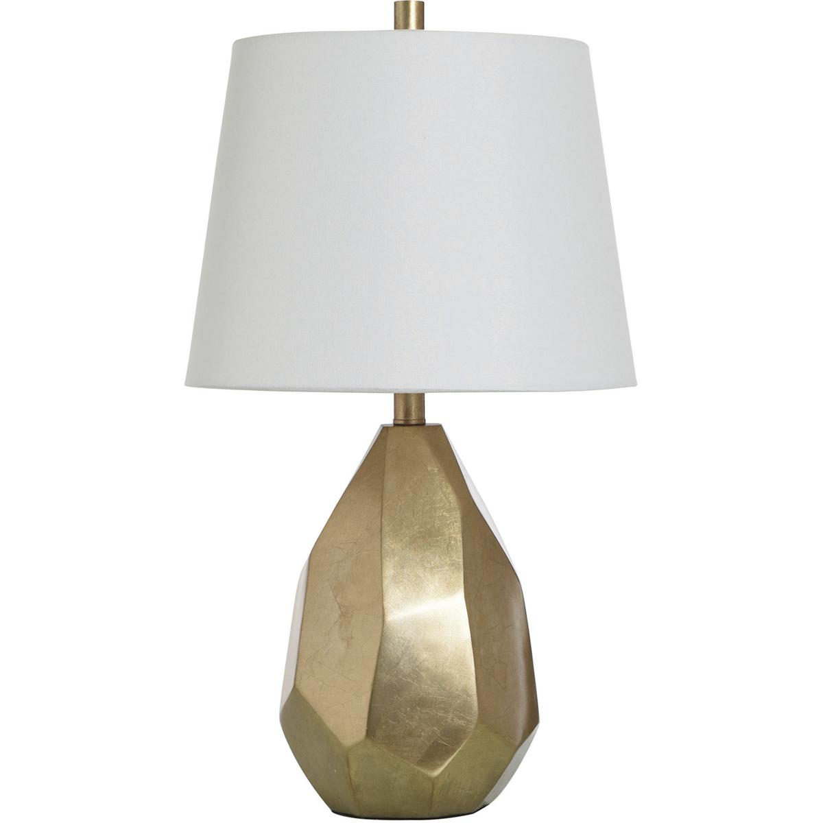 Lighting New York R-L10115ADS StyleCraft Home Collection Signature 25 inch 100 watt Gold Table Lamp Portable Light L10115ADS - Open Box