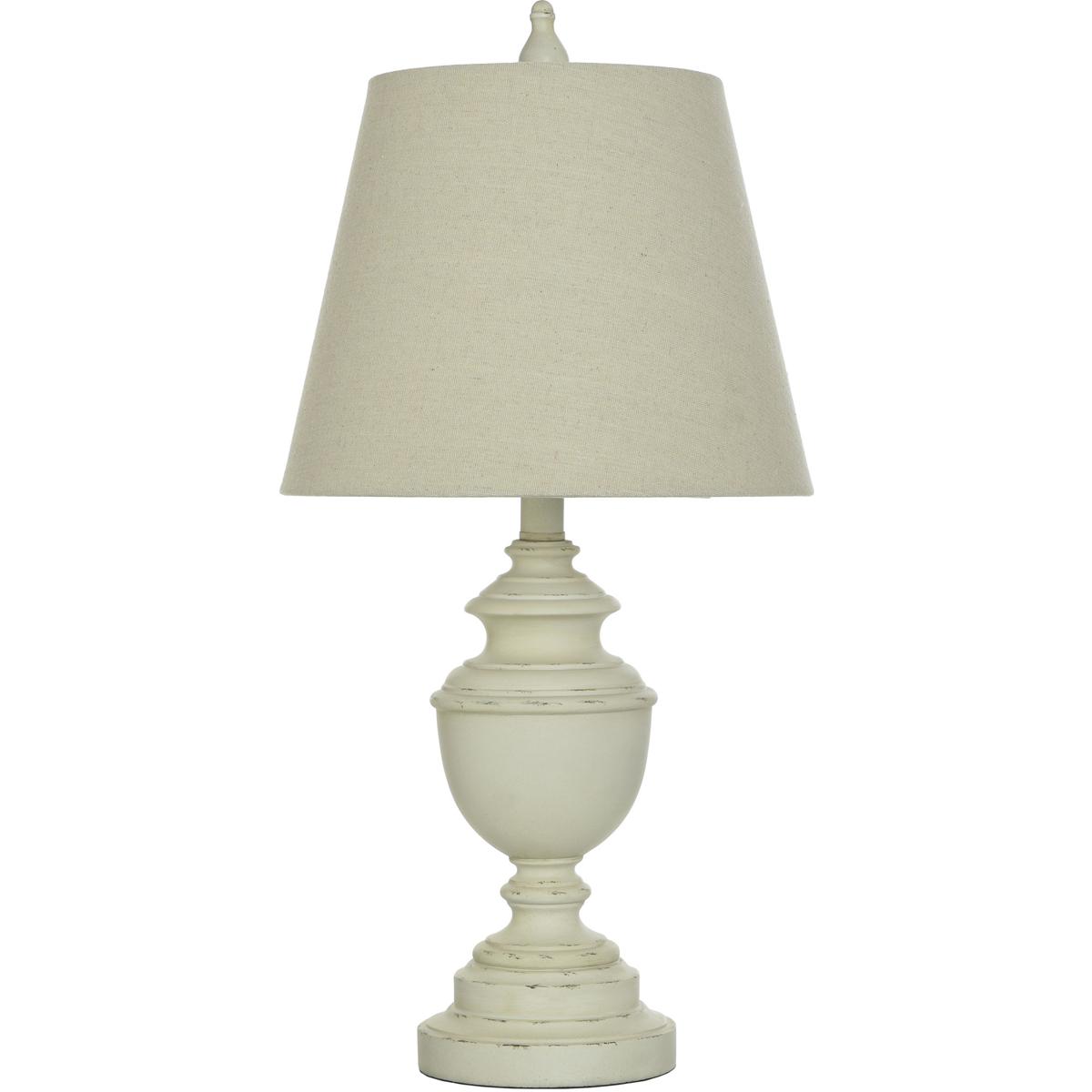 StyleCraft Home Collection L26017MDS Signature 24 inch 40 watt Distressed Cream Table Lamp Portable Light