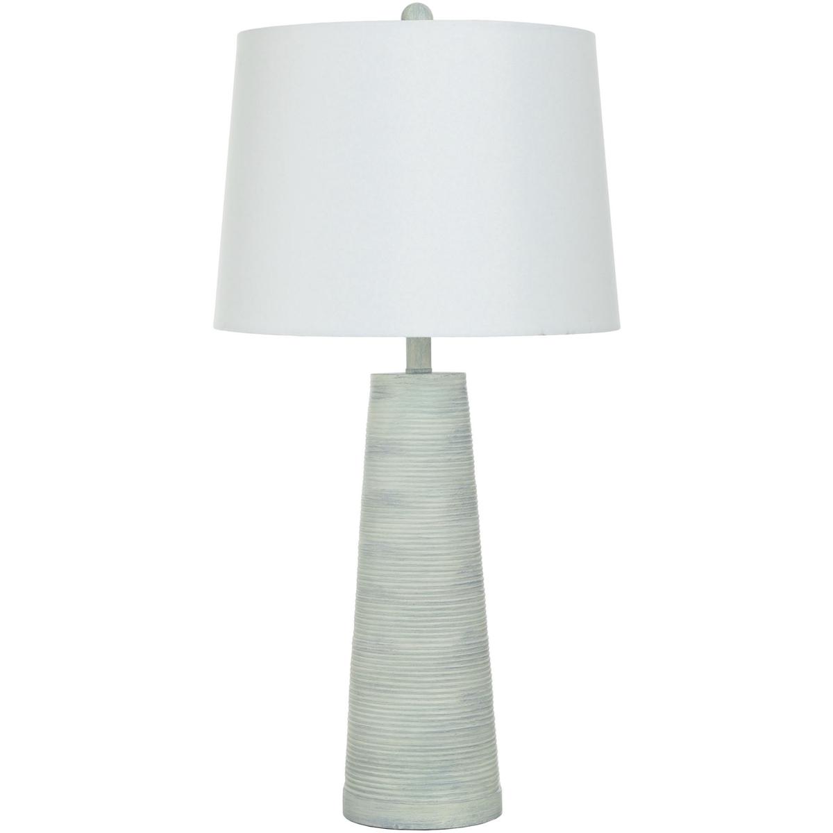StyleCraft Home Collection L333328DS Conical 31.5 inch 150.00 watt Light Blue Washed Table Lamp Portable Light