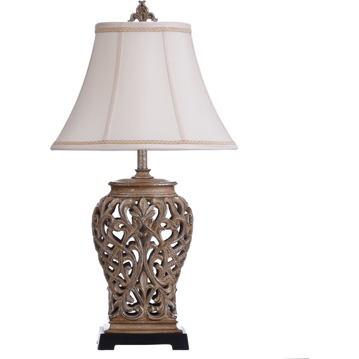 StyleCraft Home Collection L33697DS Cameron 33 inch 100.00 watt Tan, Silver Table Lamp Portable Light