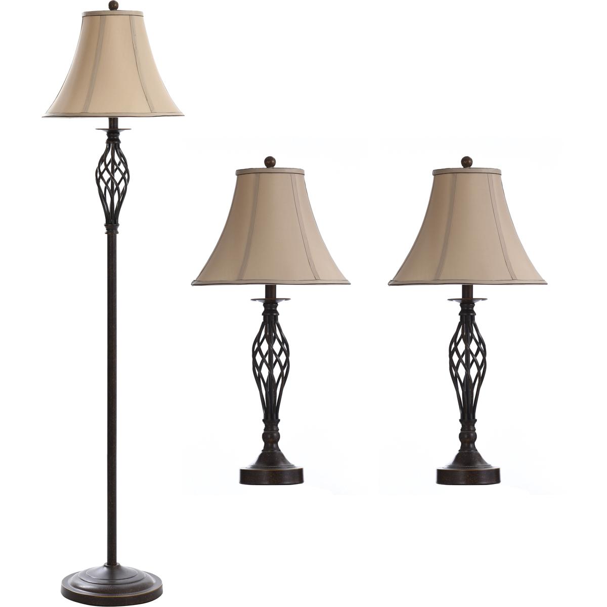 StyleCraft Home Collection L81008DS Signature 61 inch 100 watt Barclay Brass Table Lamp Portable Light