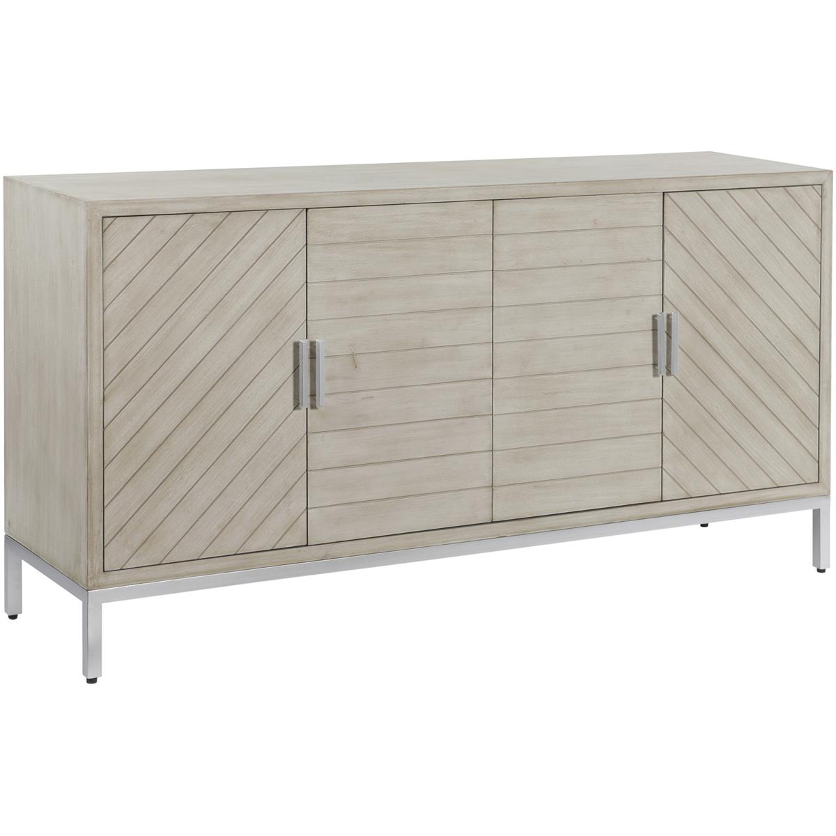 StyleCraft Home Collection NWF27078DS Cameron Grey Cabinet