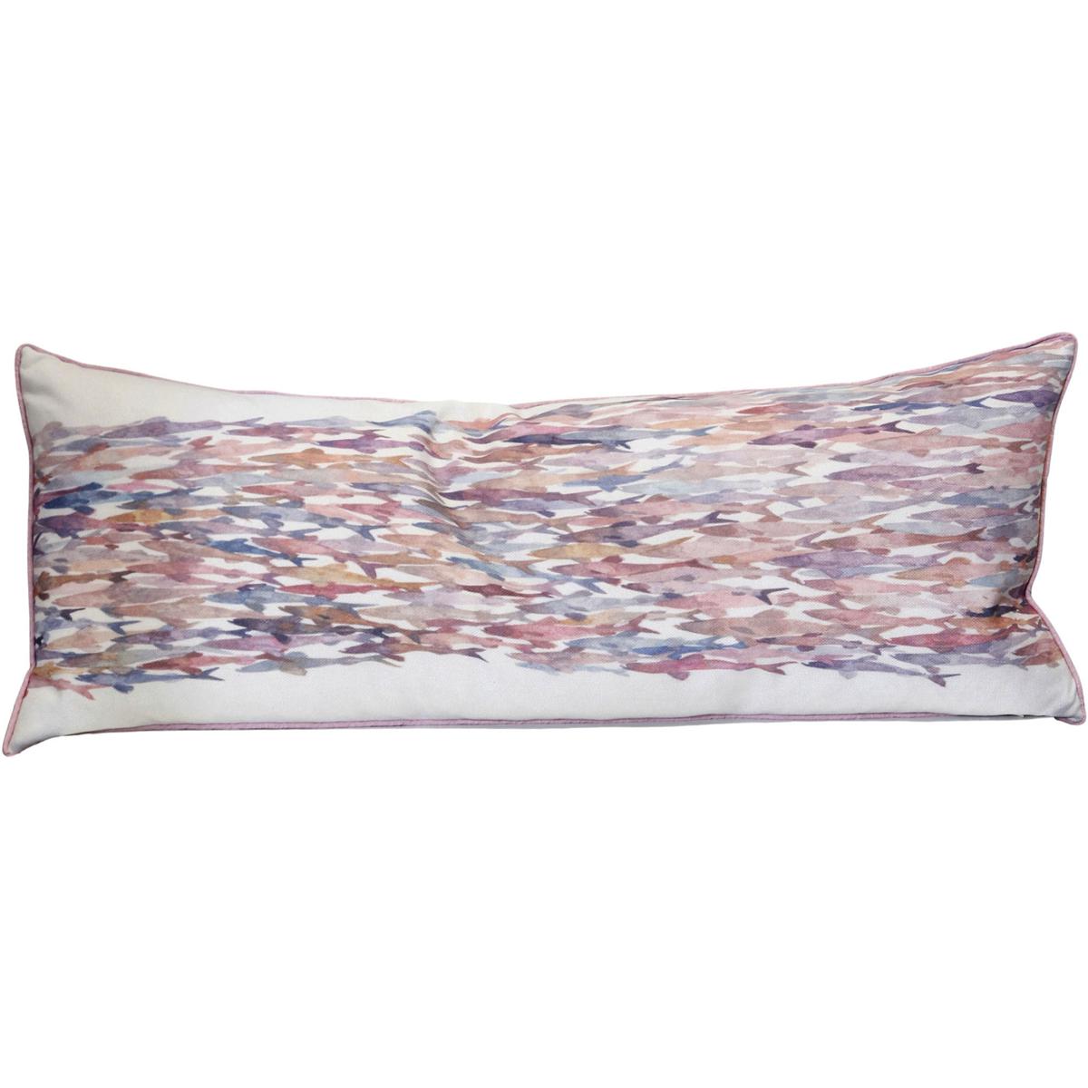 StyleCraft Home Collection NWS10178DS Cameron 36 X 6 inch Multi - Blue and Purple Orange Red Pink Pillow