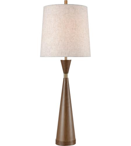 Table Lamp Portable Light, Burl Wood Table Lamp