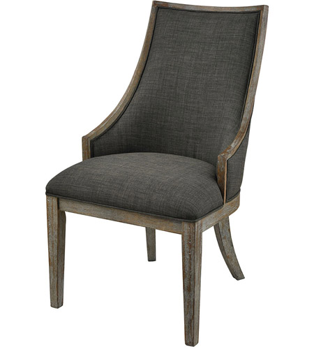 Sterling 1204-063 Five Boroughs Reclaimed Brown/Grey Wood/Forest Floor Linen Chair photo