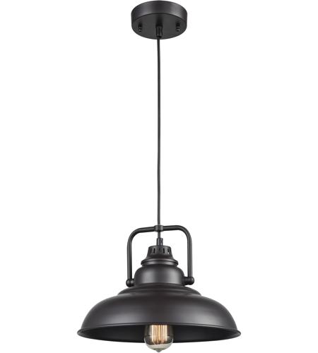 Sterling 1217-1002 Rum Row 1 Light 13 inch Oil Rubbed Bronze Pendant Ceiling Light photo