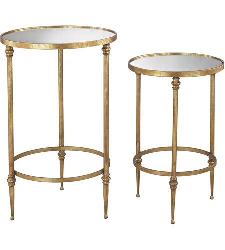 Sterling 351 10236 S2 Alcazar 18 Inch Antique Gold Accent Table