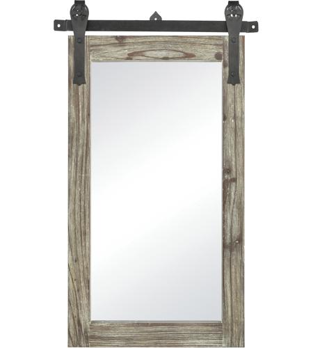 Sterling 351-10600 Los Olivos 36 X 24 inch Graywash with Black and Clear Wall Mirror, Small photo