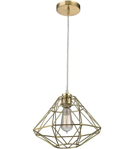 Paradigm 1 Light 13 Inch Gold Pendant Ceiling Light