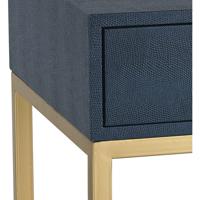 Sterling 180-011 Shagreen 24 X 16 inch Navy with Gold Accent Table alternative photo thumbnail