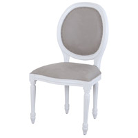 Sterling 7011-1109 Viola White and Grey Dining Chair photo thumbnail
