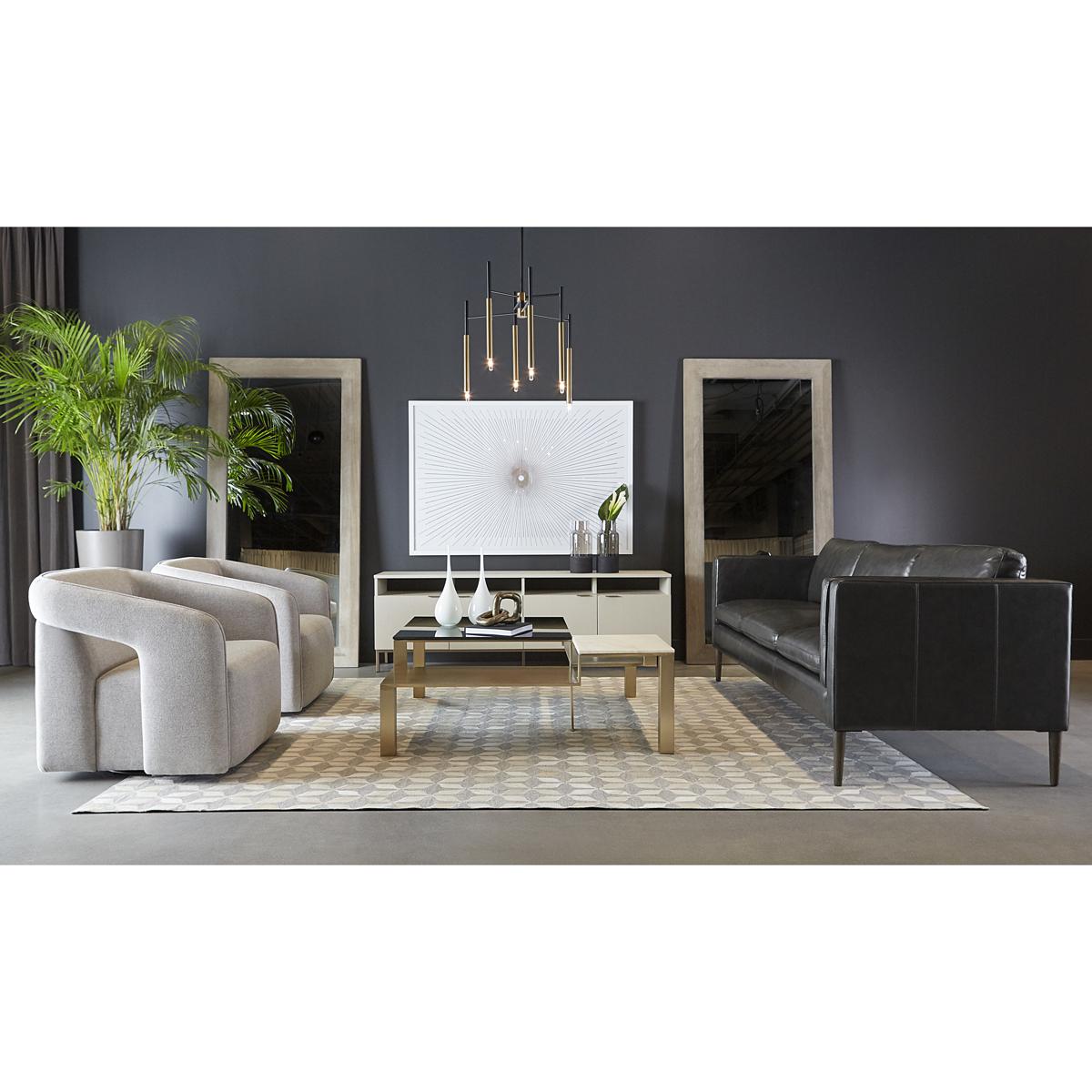 Kendrick Boucle Swivel Lounge Chair