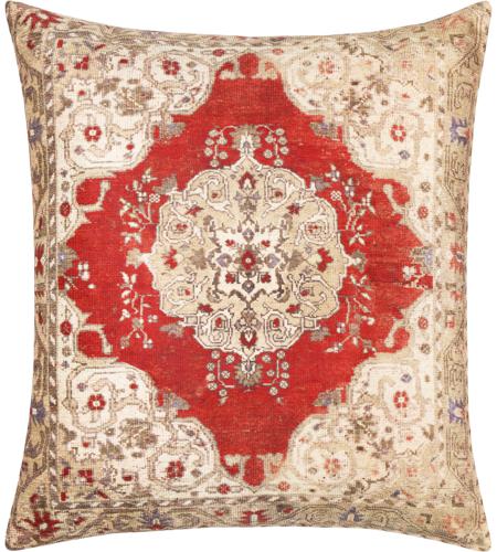 Surya JVD004-1818D Javed 18 inch Beige; Multicolored Pillow Kit