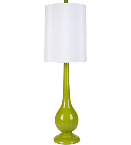 Surya LMP-1054 Signature 42 inch 75 watt Lime Table Lamp Portable Light
