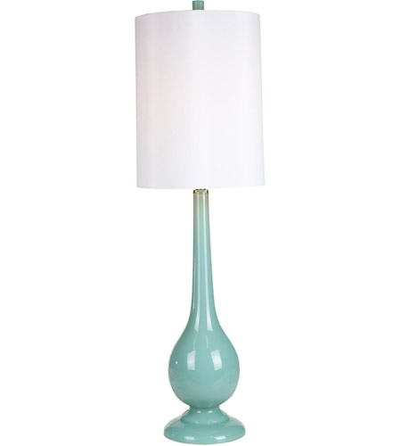 Surya LMP-1056 Signature 42 inch 75 watt Pale Blue Table Lamp Portable Light
