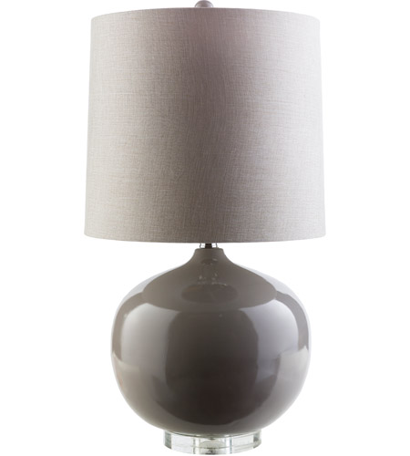 Surya LMP-1067 Signature 32 inch 150 watt Gray Acrylic Table Lamp Portable Light