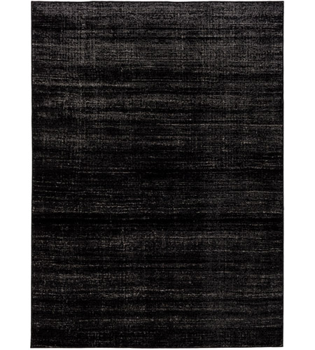 Surya ADO1006-237 Amadeo 43 X 24 inch Black and Gray Area Rug, Polypropylene and Polyester photo