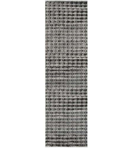 Surya ADO1014-23710 Amadeo 94 X 27 inch Gray and Gray Runner, Polypropylene and Polyester photo
