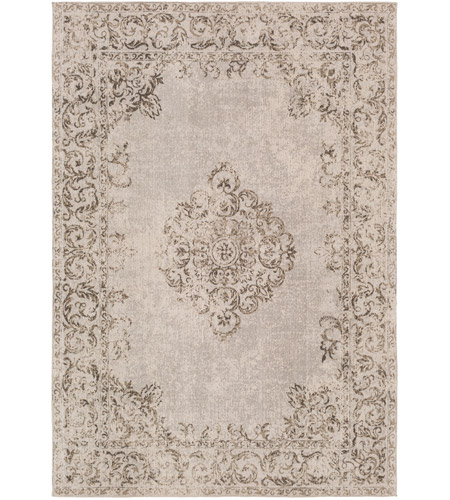 Surya AMS1008-576 Amsterdam 90 X 60 inch Neutral and Gray Area Rug, Cotton photo