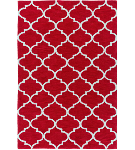Surya AWHL1006-576 Holden 90 X 60 inch Bright Red Indoor Area Rug, Rectangle
