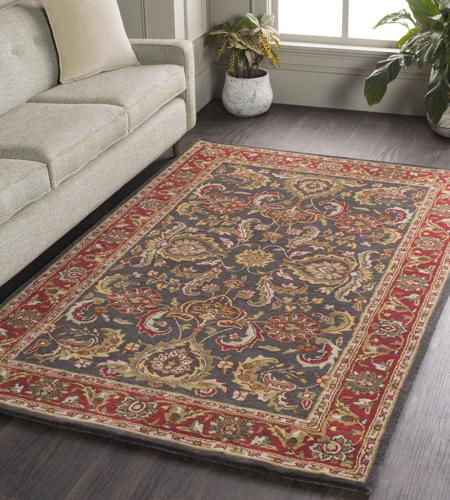 Surya AWHY2061-69 Middleton 108 X 72 inch Bright Red/Charcoal/Mustard/Dark Brown/Olive/Tan Rugs, Rectangle awhy2061-roomscene_201.jpg
