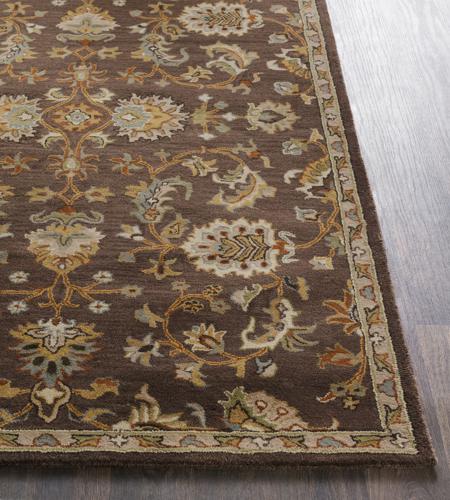 Surya AWMD1002-36RD Middleton 42 X 42 inch Dark Brown/Camel/Ivory/Olive/Teal/Mustard Rugs, Round awmd1002-front.jpg
