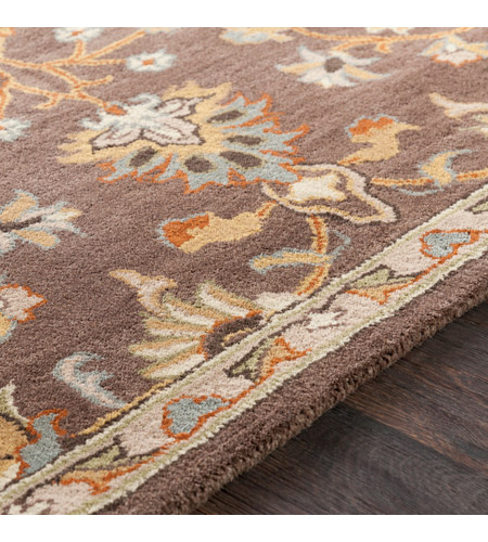 Surya AWMD1002-69 Middleton 108 X 72 inch Dark Brown/Camel/Ivory/Olive/Teal/Mustard Rugs, Rectangle awmd1002-texture.jpg