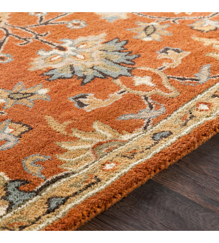 Surya AWMD1003-7696 Middleton 114 X 90 inch Rust Indoor Area Rug, Rectangle awmd1003_texture.jpg