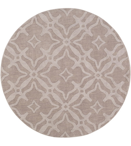 Surya AWMP4023-79RD Metro 93 X 93 inch Taupe Indoor Area Rug, Round photo