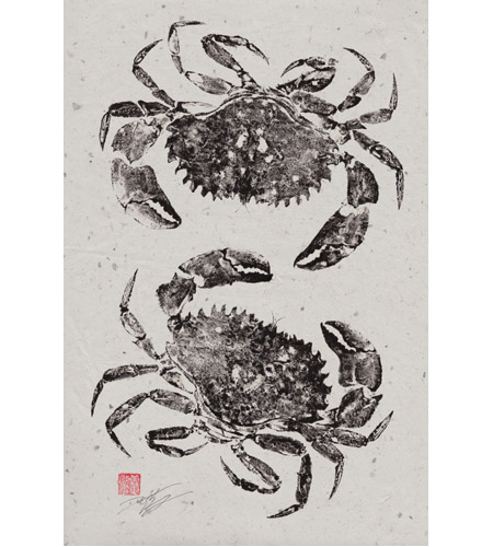 Surya DH109A001-1518 Rock Crabs Wall Art, Rectangle, Eternal dh109a001.jpg