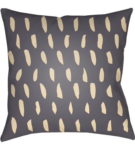 Surya DOT002-1818 Spots 18 X 18 inch Grey and Beige Outdoor Throw Pillow