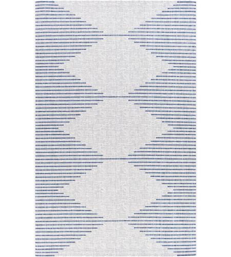 Surya EAG2349-5377 Eagean 91 X 63 inch Bright Blue/Navy/Pale Blue/White Rugs, Rectangle