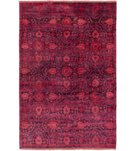 Surya EMS7014-913 Empress 156 X 108 inch Burgundy/Bright Red/Rose/Dark Purple Rugs, Wool photo