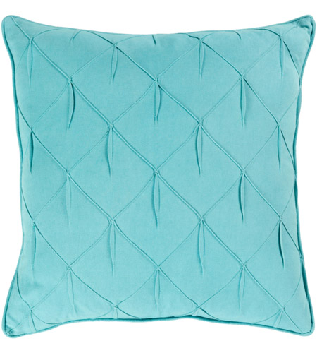 Surya GCH006-2020D Gretchen 20 X 20 inch Teal Pillow Kit, Square photo