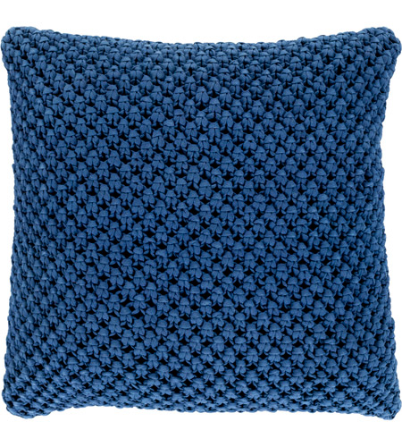 Surya GDA004-2020 Godavari 20 X 20 inch Dark Blue/Navy Pillow Cover, Square photo