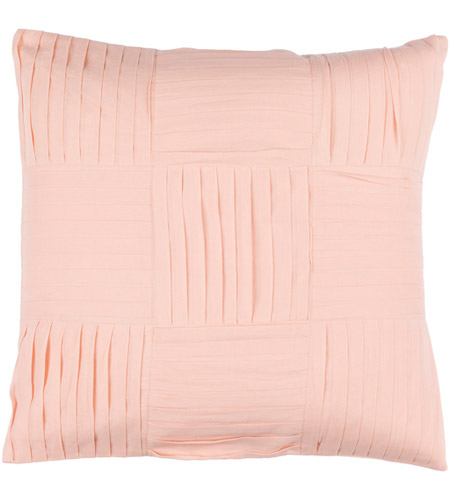 Surya GL003-1818P Gilmore 18 X 18 inch Pale Pink Throw Pillow photo