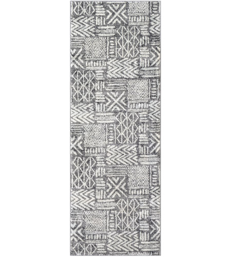 Surya HAP1093-31157 Harput 67 X 47 inch Charcoal/Light Gray/Black/Ivory Rugs, Rectangle